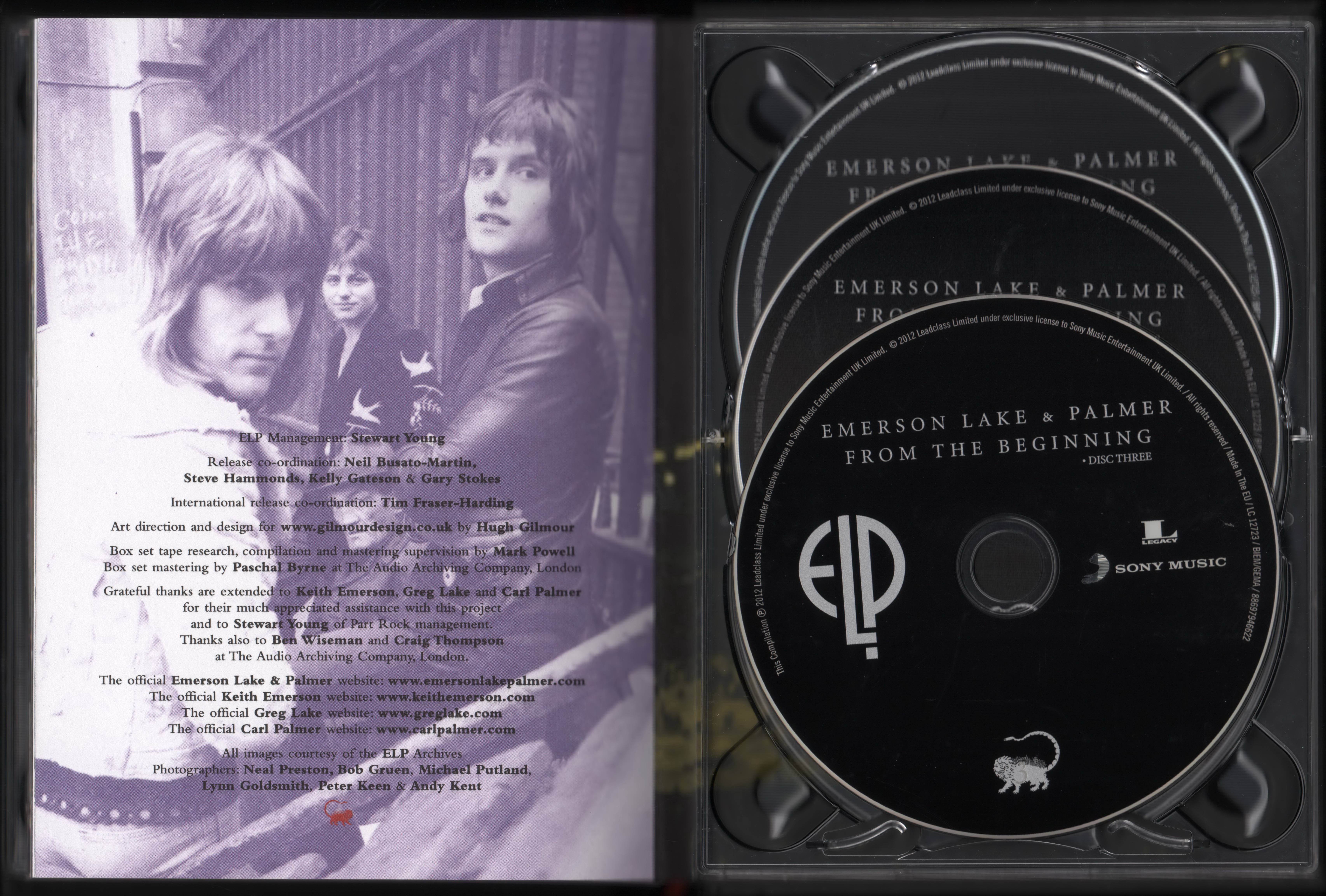 Emerson, Lake and Palmer From the Beginning [digibox inandcd aus]